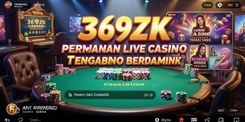 Screenshot gameplay menunjukkan Anda di tengah permainan Live Casino yang mendebarkan.