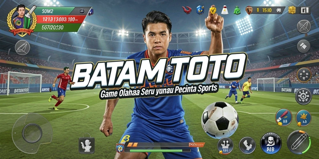 Tampilan gameplay seru dari BATAMTOTO yang menampilkan aksi olahraga.