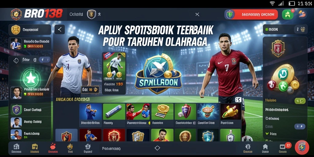 Tampilan gameplay dari aplikasi taruhan olahraga BRO138.