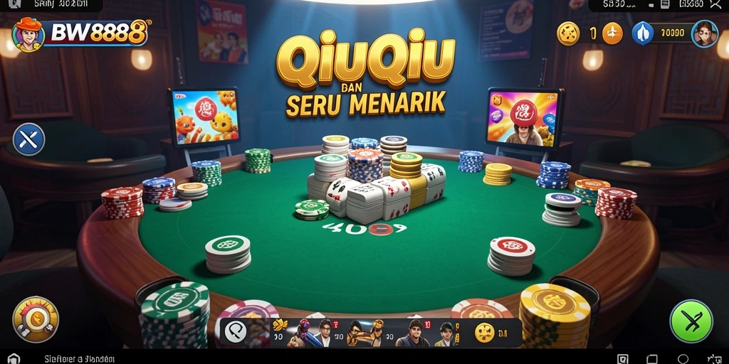 Tampilan gameplay QiuQiu yang memikat dan menarik di BW888.