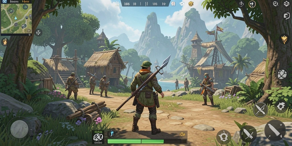 Gameplay E88 menampilkan dunia terbuka yang menakjubkan dan penuh petualangan.