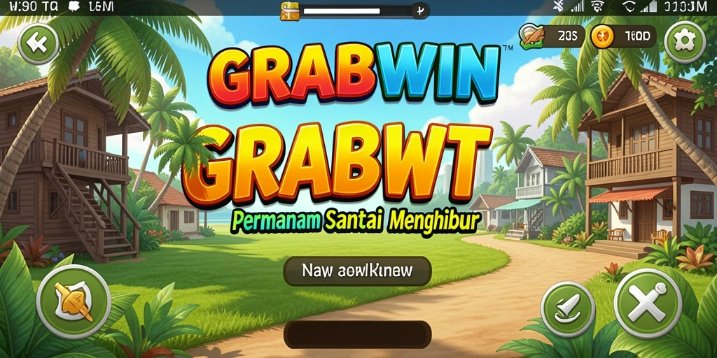 Tampilan gameplay GRABWIN yang menarik dan penuh warna.