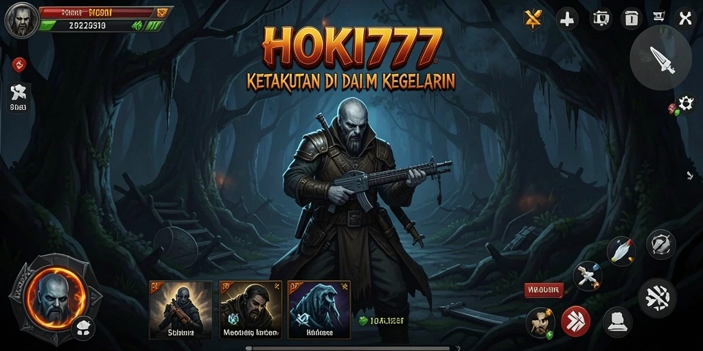 Tangkapan layar dari momen menakutkan di HOKI777.