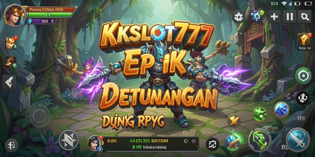 Screenshot KKSLOT777 menunjukkan gameplay RPG yang seru dan menarik.
