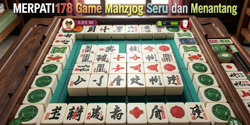 Tampilan gameplay seru dalam MERPATI178 yang menghadirkan Mahjong.