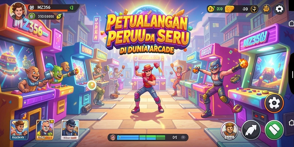 Tampilan screenshot MZ356 menunjukkan aksi gameplay Arcade yang seru.