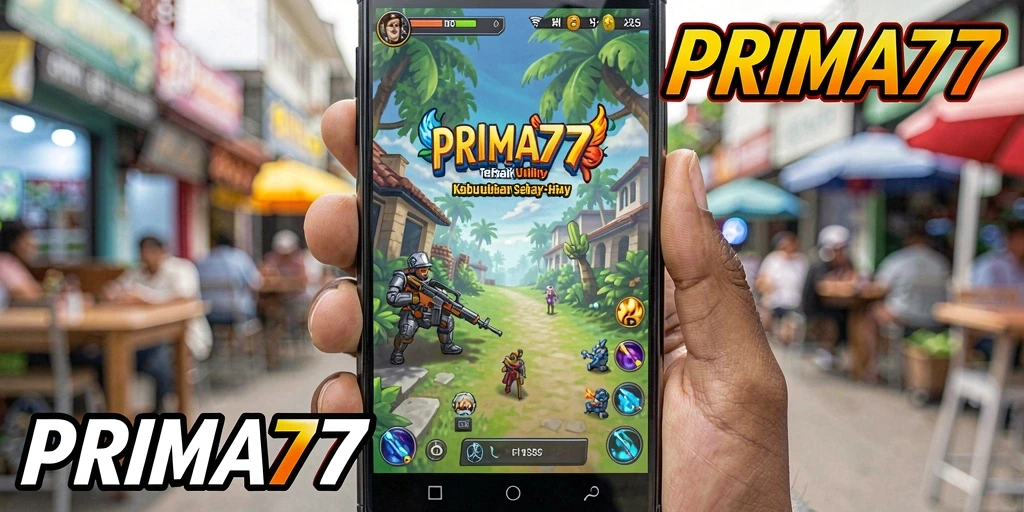 Screenshot aplikasi PRIMA77 yang menampilkan berbagai fitur Utility.