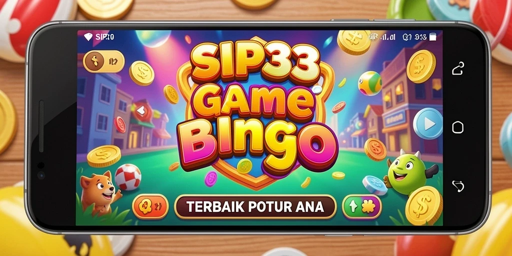 Tampilan gameplay seru dan interaktif dari SIP33 Bingo.